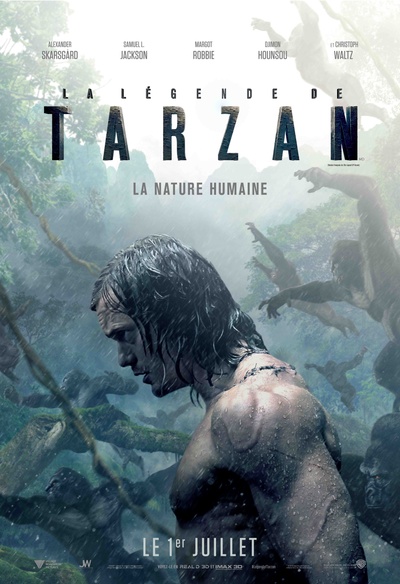 Affiche du film La légende de Tarzan
