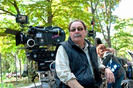 Sur le plateau du film Reste avec moi