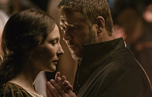 Russell Crowe et Cate Blanchett dans le film Robin Hood