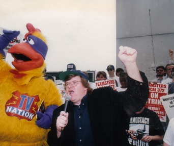 Scène du film Michael Moore : Ange ou démon?