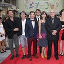 Sur le tapis rouge du film La maison du pêcheur