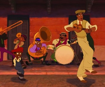 Scène du film The Princess and the Frog