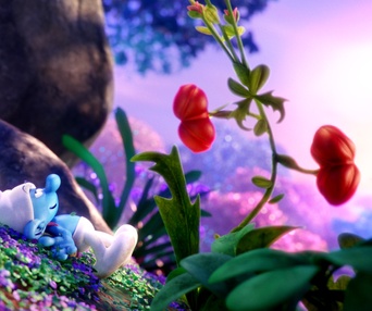 Une scène du film Smurfs: The Lost Village