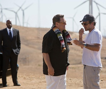 Sur le plateau du film The Hangover Part III