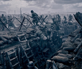Une scène du film All Quiet on the Western Front