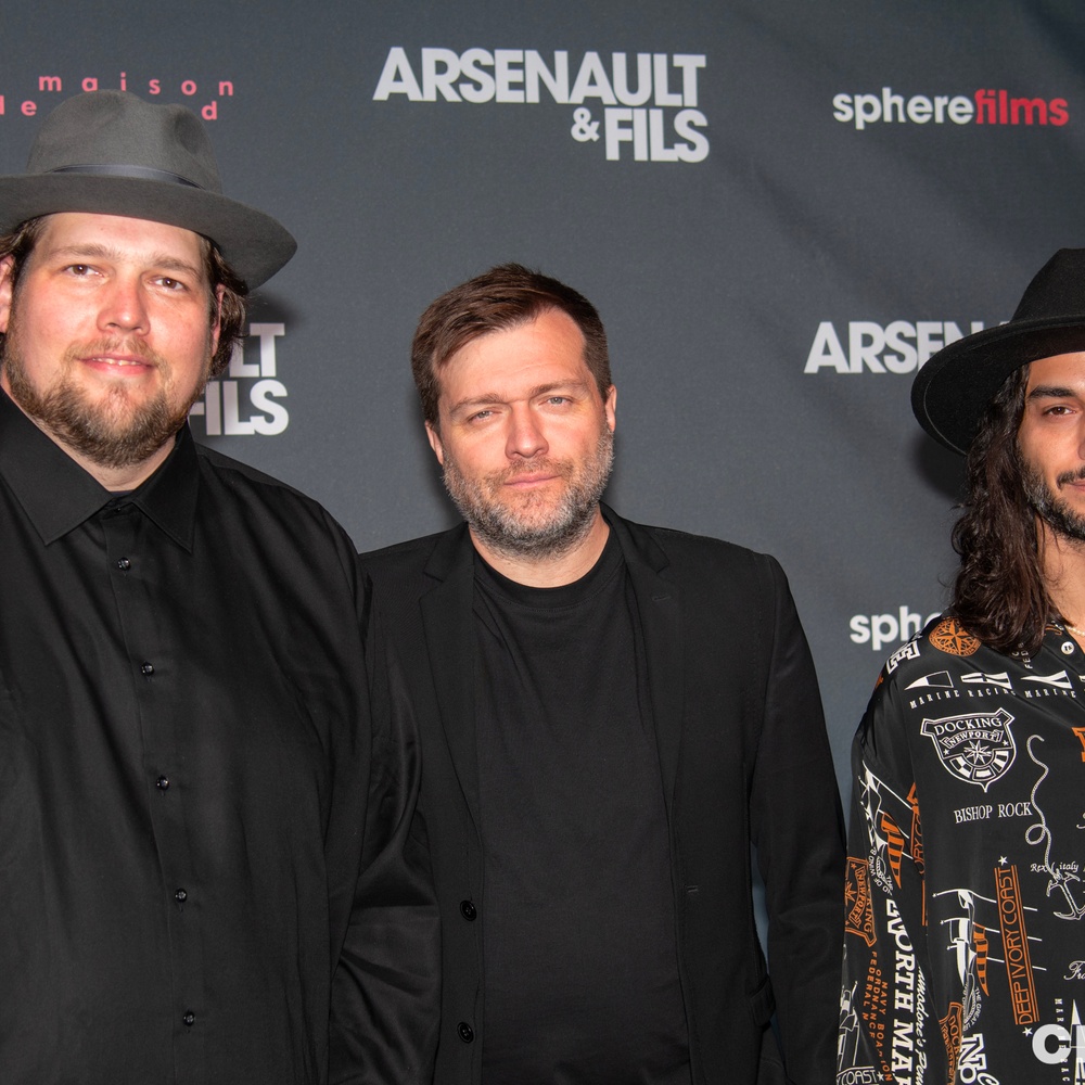 Sur le tapis rouge du film Arsenault & Fils