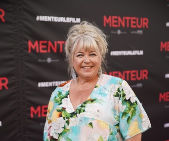 Sur le tapis rouge du film Menteur
