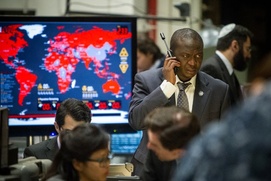 Une scène du film World War Z