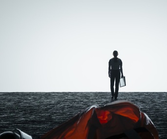Une scène du film Arrival