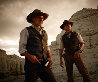 Une scène du film Cowboys & Aliens