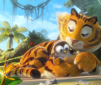 Une scène du film Les as de la jungle