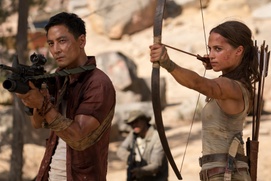 Une scène du film Tomb Raider