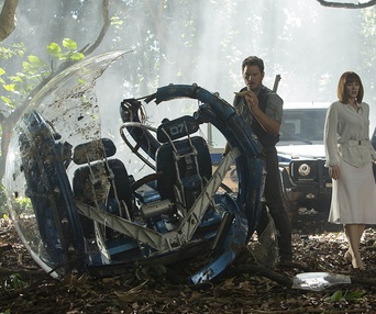 Une scène du film Jurassic World
