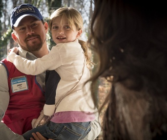 Une scène du film Logan Lucky