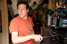 Sur le plateau du film The Face of Love