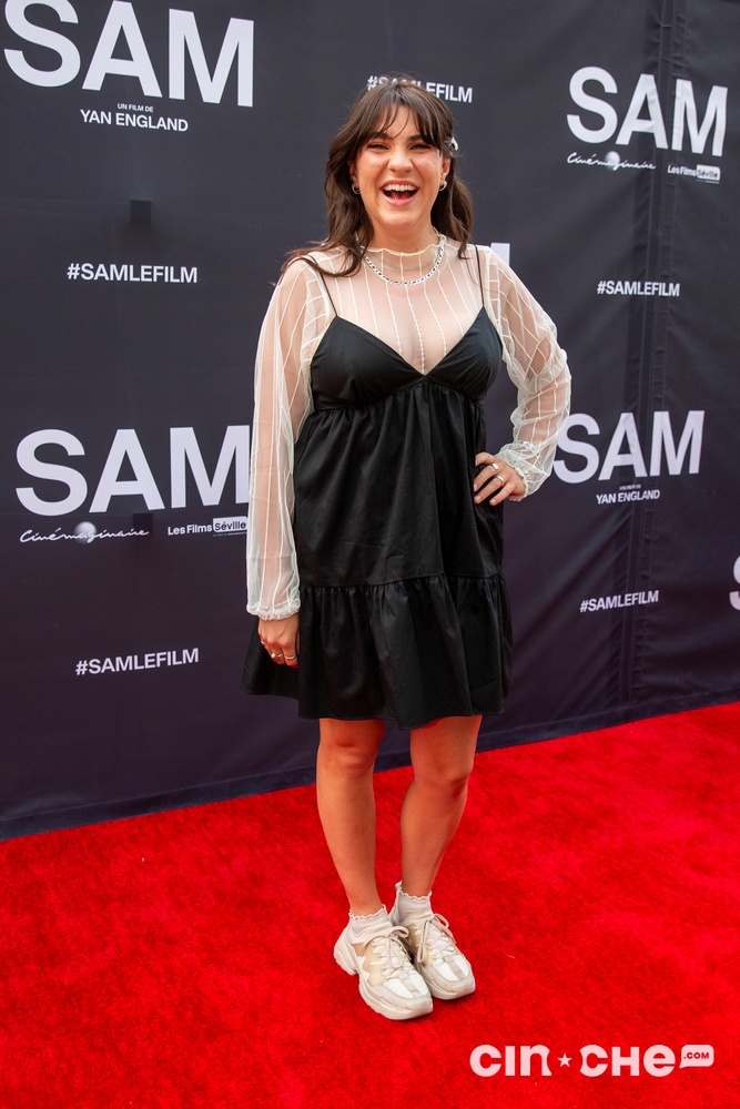 Sur le tapis rouge du film Sam