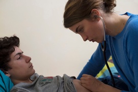 Une scène du film La fille inconnue