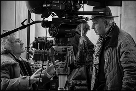 Sur le plateau du film La jalousie