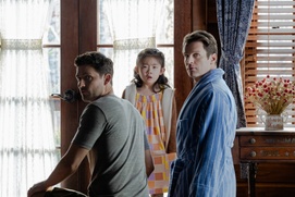 Une scène du film Knock at the Cabin