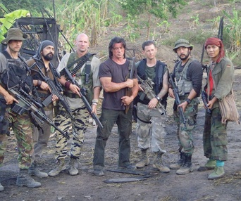 Scène du film Rambo