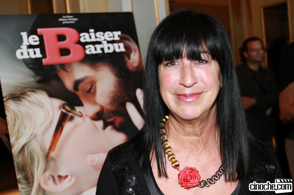 Sur le tapis rouge du film Le baiser du barbu