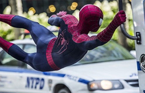 Une scène du film  The Amazing Spider-Man 2