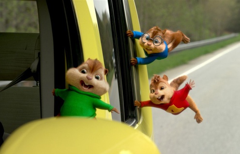 Une scène du film Alvin and the Chipmunks: The Road Chip