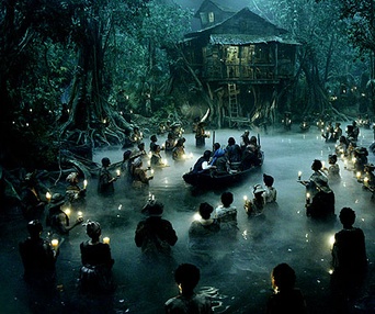 Scène du film Pirates des Caraïbes : Le coffre du mort