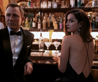 Une scène du film No Time to Die