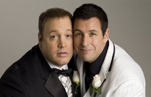 Adam Sandler et Kevin James dans le film I Now Pronounce You Chuck & Larry