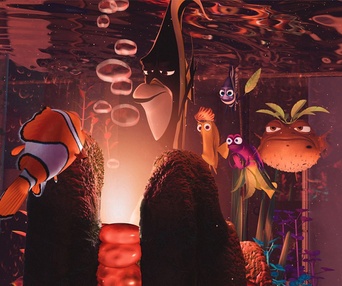 Une scène du film Finding Nemo