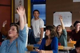 Une scène du film Parents d'élèves