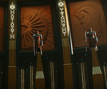 Une scène du film Black Panther: Wakanda Forever