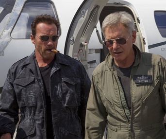 Une scène du film The Expendables 3