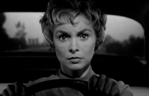 Janet Leigh dans le film Psycho