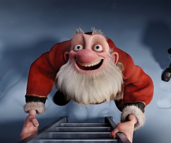 Une scène du film Arthur Christmas