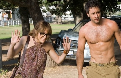 Jennifer Lopez et Alex O'Loughlin dans The Back-Up Plan