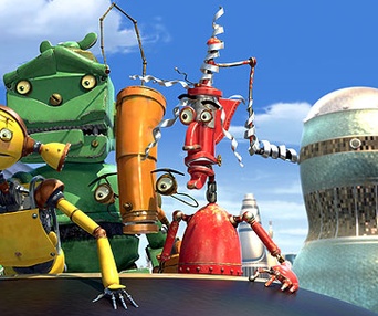 Scène du film Robots