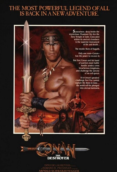Affiche du film Conan the Destroyer