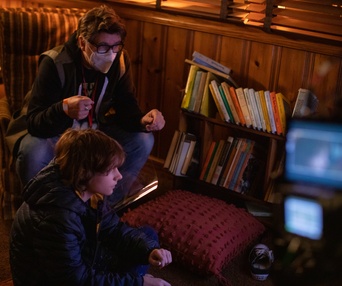 Une scène du film The Black Phone