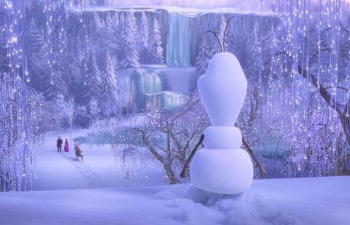 Une scène du film Once Upon a Snowman