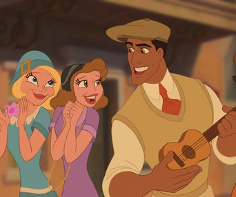 Scène du film The Princess and the Frog