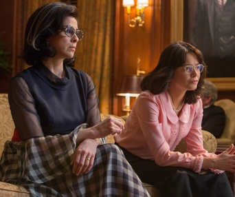 Une scène du film Battle of the Sexes