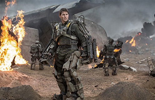 Une scène du film Edge of Tomorrow