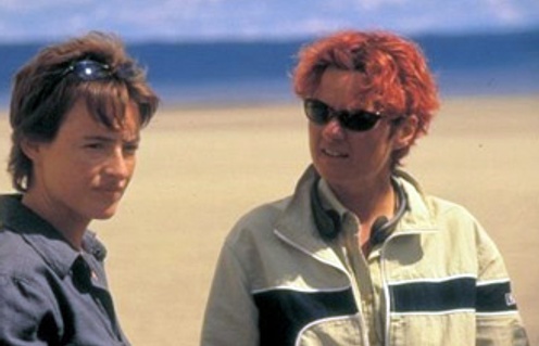 Manon Briand et Pascale Bussières sur le plateau de La turbulence des fluides
