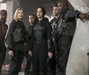 Une scène de The Hunger Games : Mockingjay Part 1