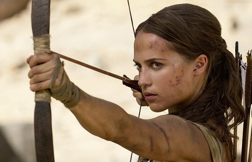 Une scène du film Tomb Raider
