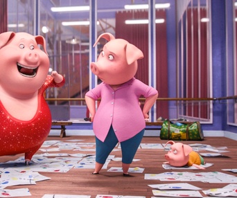 Une scène du film Sing
