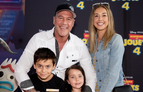 Sur le tapis rouge du film Toy Story 4