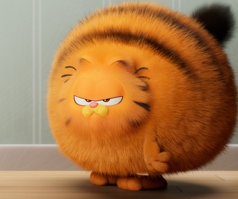 Une scène du film Garfield